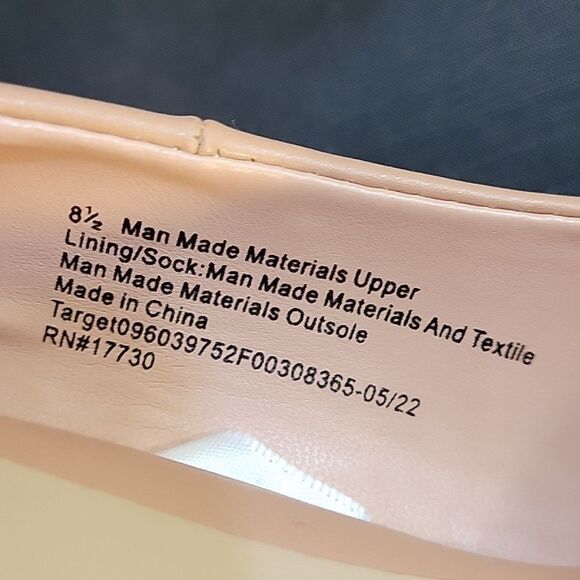 BRAND NEW A.NEW DAY POINTED TOE WOMEN"S SLIP-ON SUE BLOCK HEEL PUMPS - Picture 15 of 16